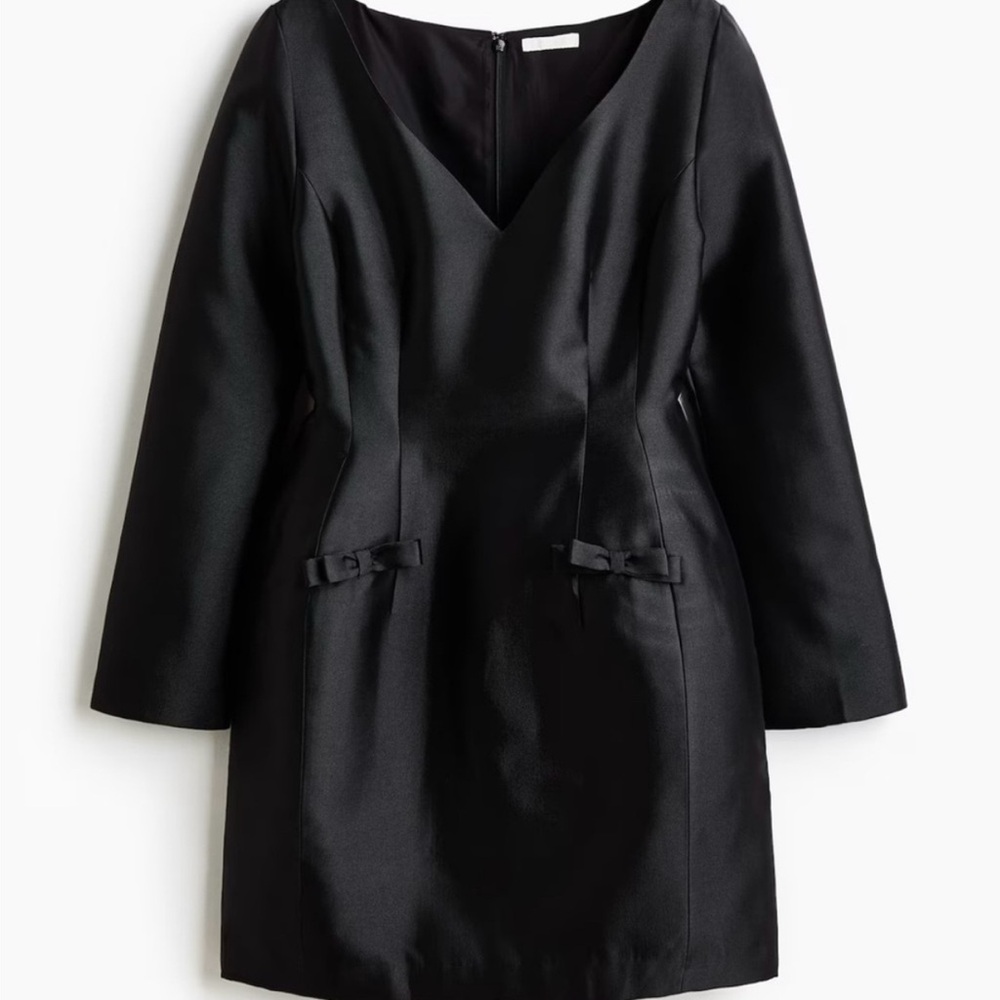 H&M Black Dress with Bows